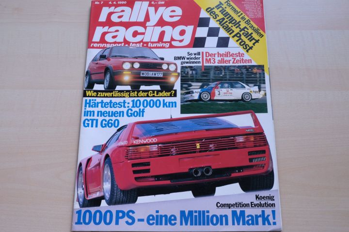 Deckblatt Rallye Racing (07/1990)